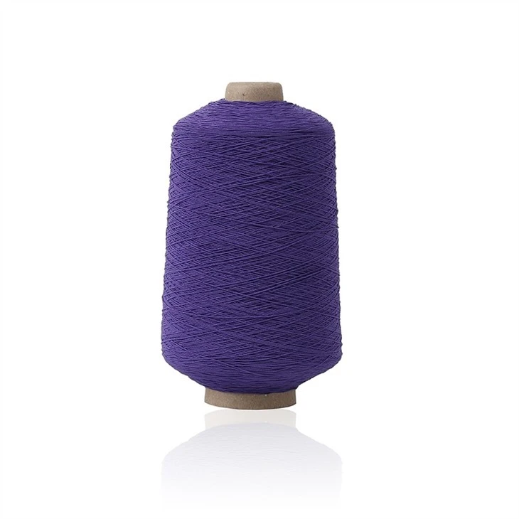 Elastic Rubber Covered Polyester Yarn